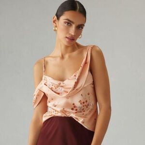 NWT Reformation Ronda top in peach Melba